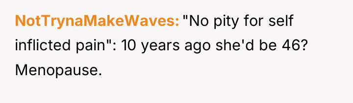 NotTrynaMakeWaves "No pity for self inflicted pain": 10 years ago...