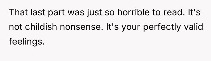 That last part was just so horrible to read. It's...