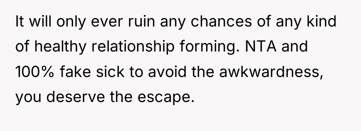 It will only ever ruin any chances of any kind...