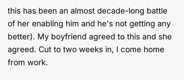 this has been an almost decade-long battle of her enabling...