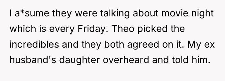 I a*sume they were talking about movie night which is...