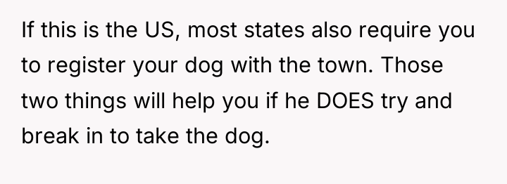 If this is the US, most states also require you...