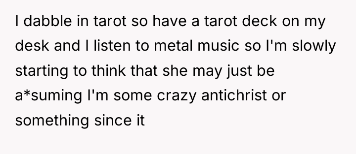 I dabble in tarot so have a tarot deck on...