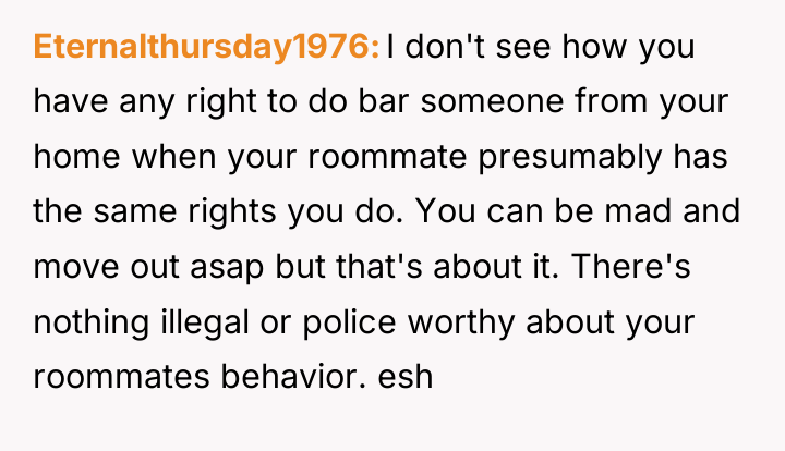 Eternalthursday1976 I don't see how you have any right to...