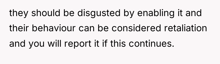 they should be disgusted by enabling it and their behaviour...