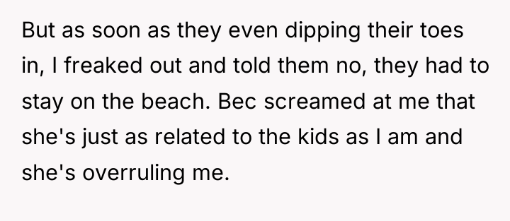 But as soon as they even dipping their toes in,...