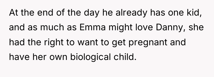 At the end of the day he already has one...