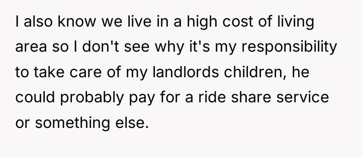 I also know we live in a high cost of...