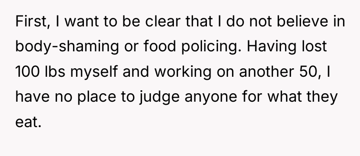 First, I want to be clear that I do not...