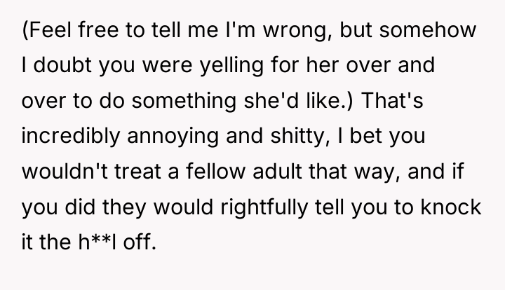 (Feel free to tell me I'm wrong, but somehow I...