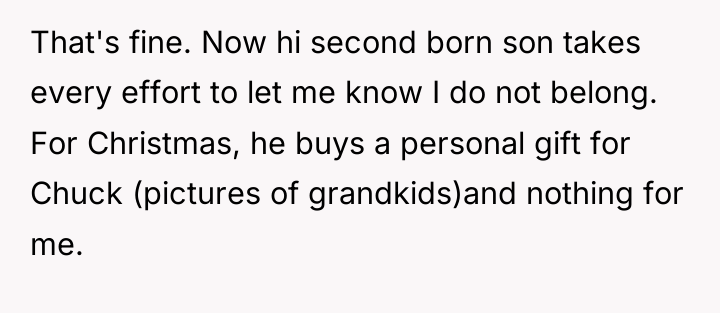 That's fine. Now hi second born son takes every effort...