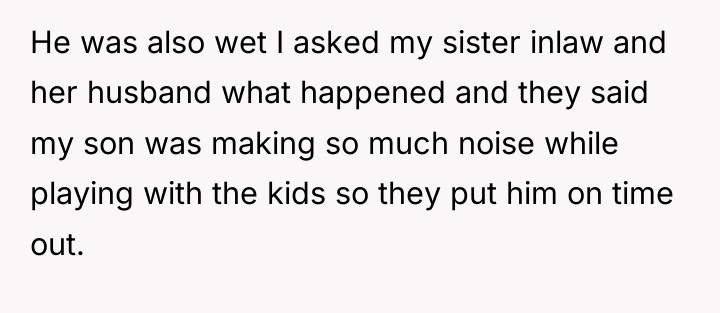 He was also wet I asked my sister inlaw and...