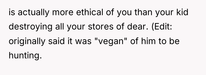 is actually more ethical of you than your kid destroying...