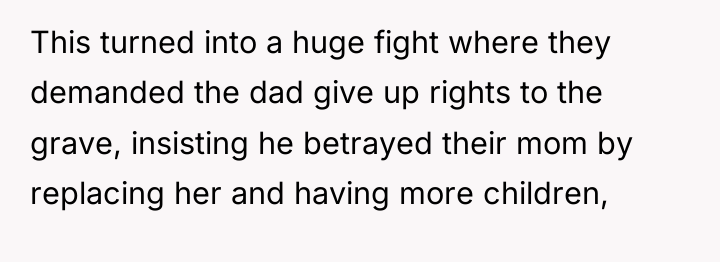 This turned into a huge fight where they demanded the...