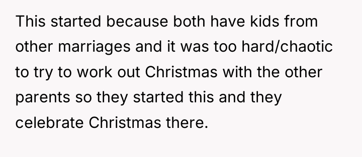 This started because both have kids from other marriages and...