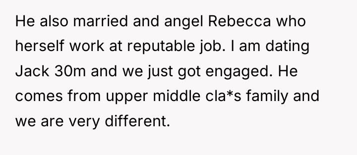 He also married and angel Rebecca who herself work at...