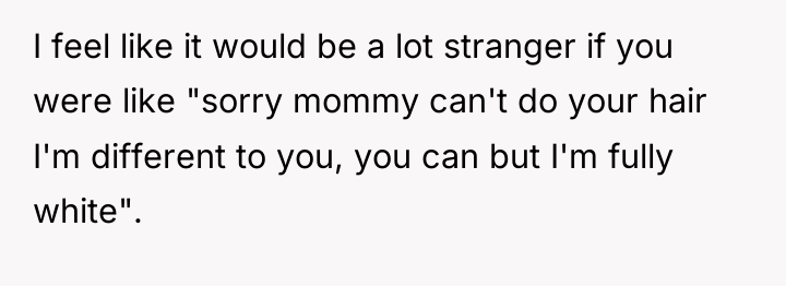 I feel like it would be a lot stranger if...