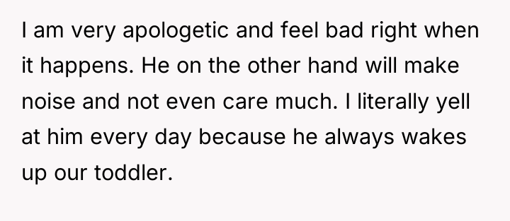 I am very apologetic and feel bad right when it...
