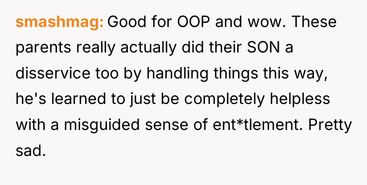 smashmag Good for OOP and wow. These parents really actually...