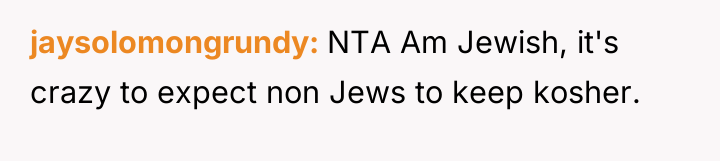 jaysolomongrundy NTA Am Jewish, it's crazy to expect non Jews...