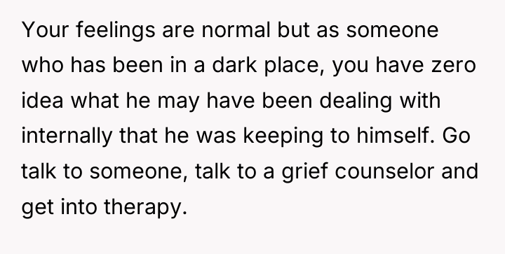 Your feelings are normal but as someone who has been...