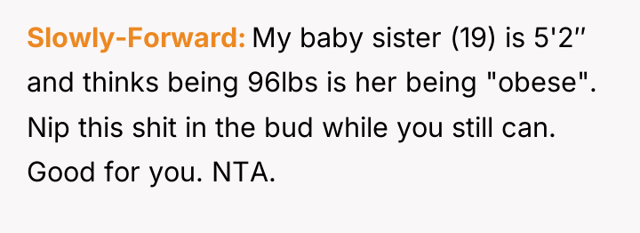 Slowly-Forward My baby sister (19) is 5'2″ and thinks being...