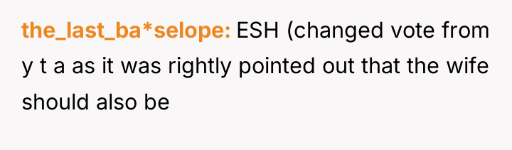 the_last_ba*selope ESH (changed vote from y t a as it...