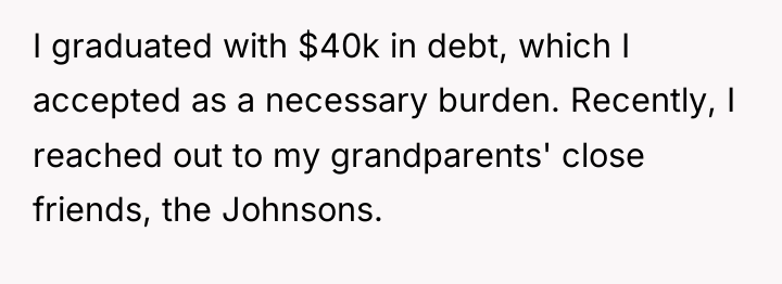 I graduated with $40k in debt, which I accepted as...