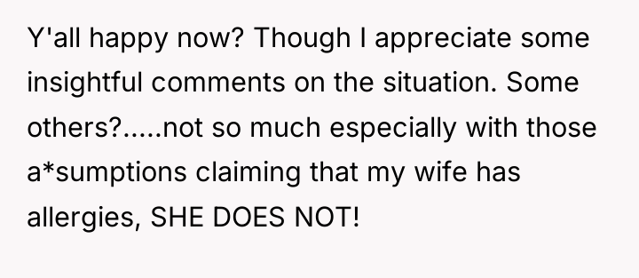 Y'all happy now? Though I appreciate some insightful comments on...