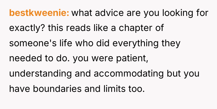 bestkweenie what advice are you looking for exactly? this reads...