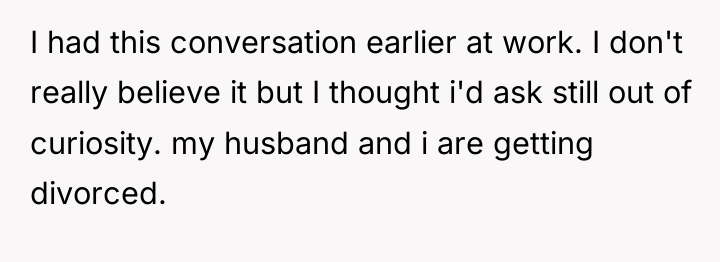I had this conversation earlier at work. I don't really...