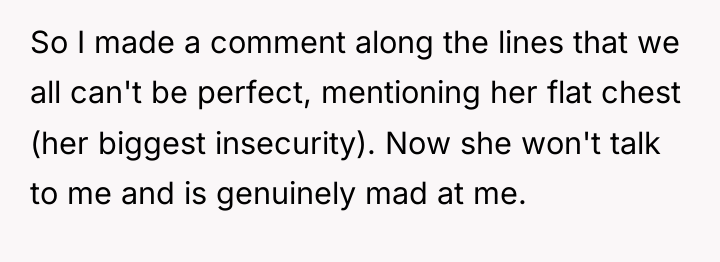 So I made a comment along the lines that we...