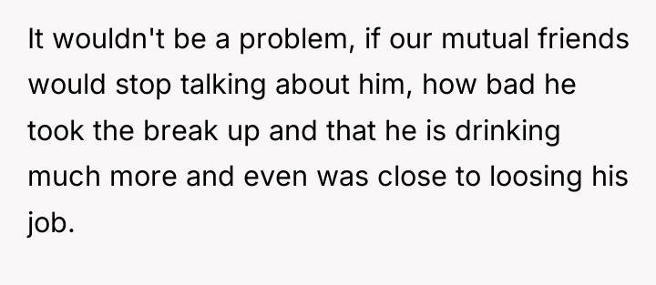 It wouldn't be a problem, if our mutual friends would...