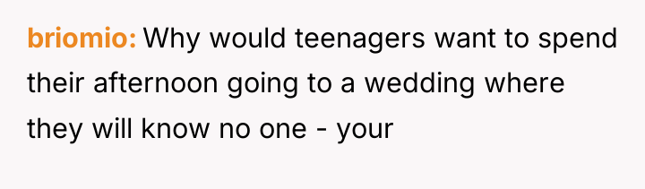 briomio Why would teenagers want to spend their afternoon going...
