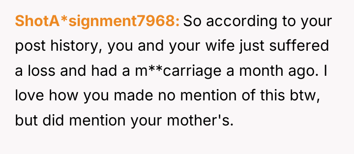 ShotA*signment7968 So according to your post history, you and your...
