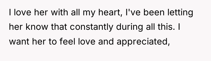 I love her with all my heart, I've been letting...