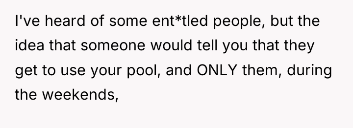 I've heard of some ent*tled people, but the idea that...