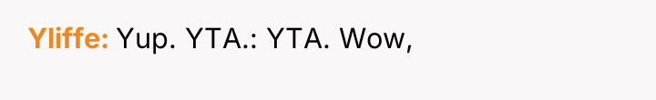 Yliffe Yup. YTA.: YTA. Wow,