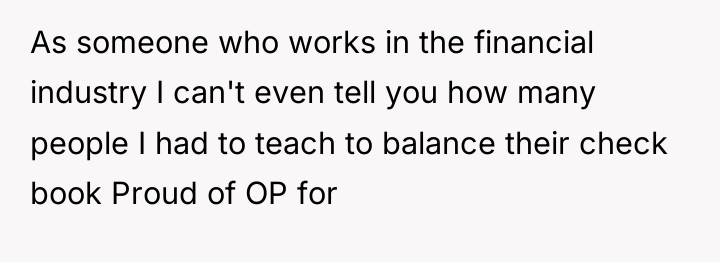 As someone who works in the financial industry I can't...