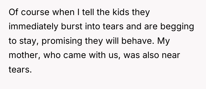 Of course when I tell the kids they immediately burst...