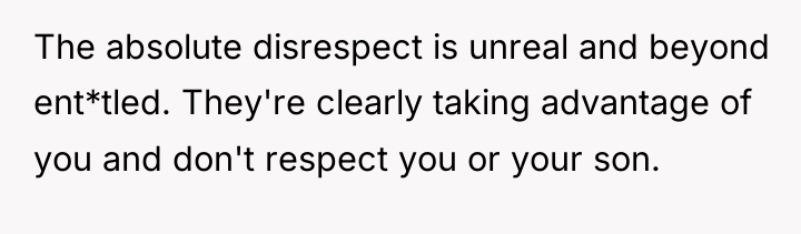 The absolute disrespect is unreal and beyond ent*tled. They're clearly...