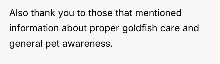 Also thank you to those that mentioned information about proper...