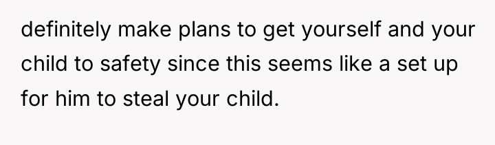 definitely make plans to get yourself and your child to...