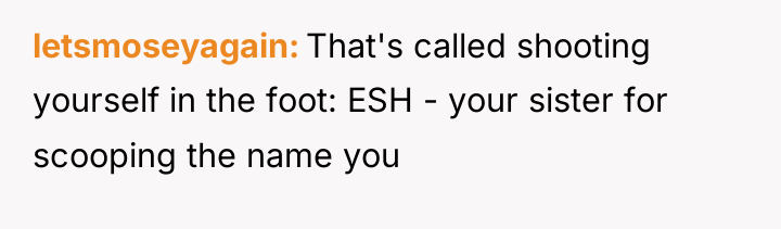 letsmoseyagain That's called shooting yourself in the foot: ESH -...