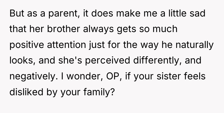 But as a parent, it does make me a little...
