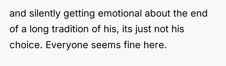 and silently getting emotional about the end of a long...
