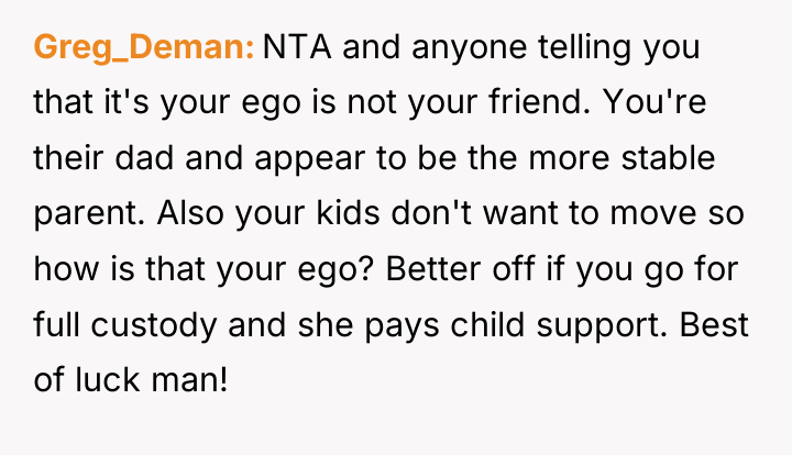 Greg_Deman NTA and anyone telling you that it's your ego...