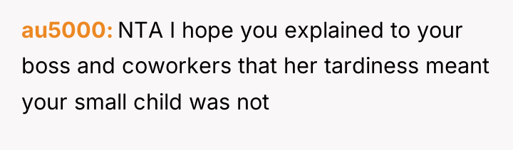 au5000 NTA I hope you explained to your boss and...