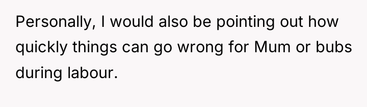 Personally, I would also be pointing out how quickly things...