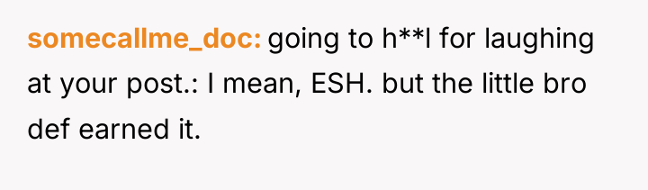 somecallme_doc going to h**l for laughing at your post.: I...